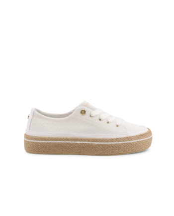 White Classic Style Sneakers